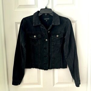 Black jeans jacket size 4